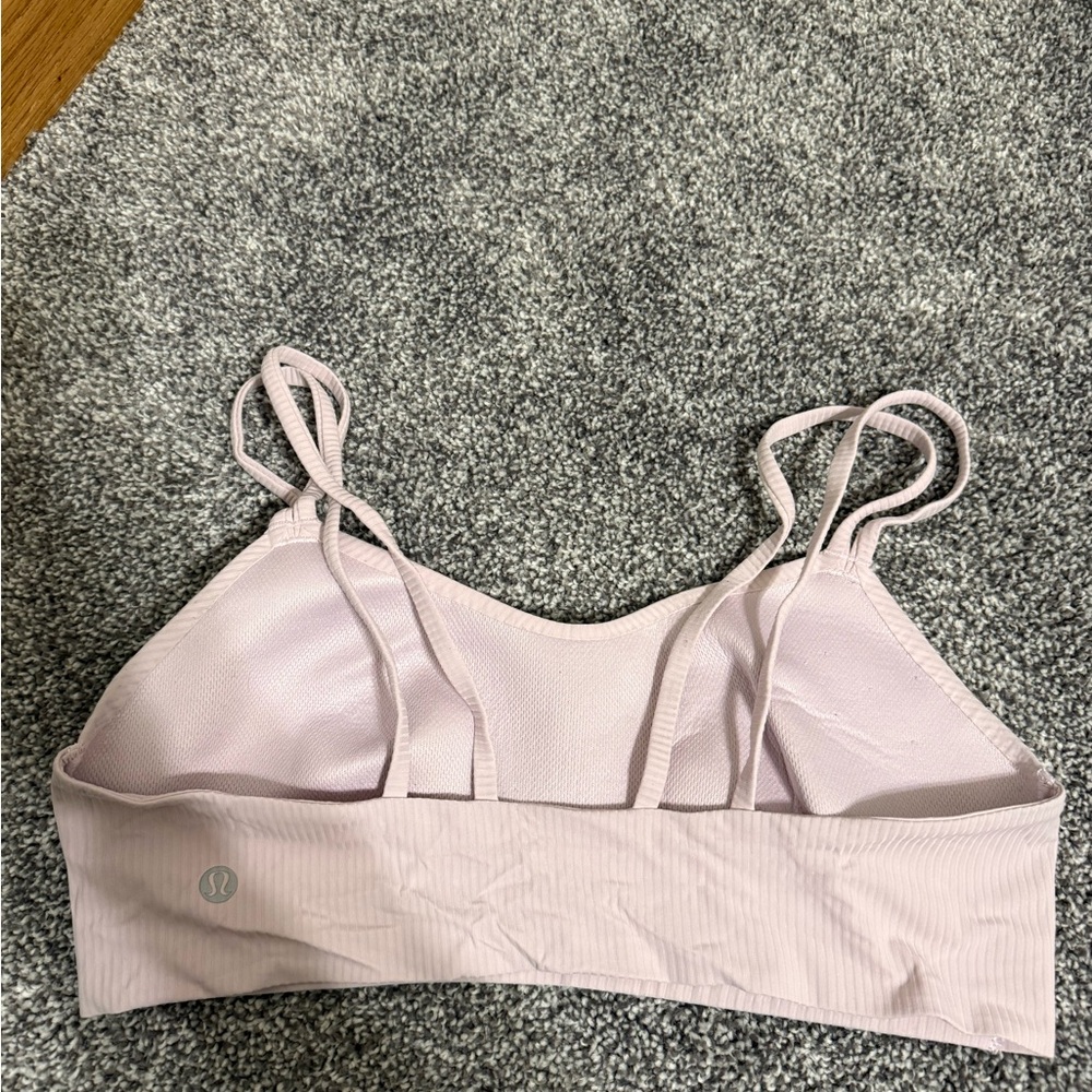 Lululemon Athletica Light Pink cloud Sports Bra - Picture 2 of 2